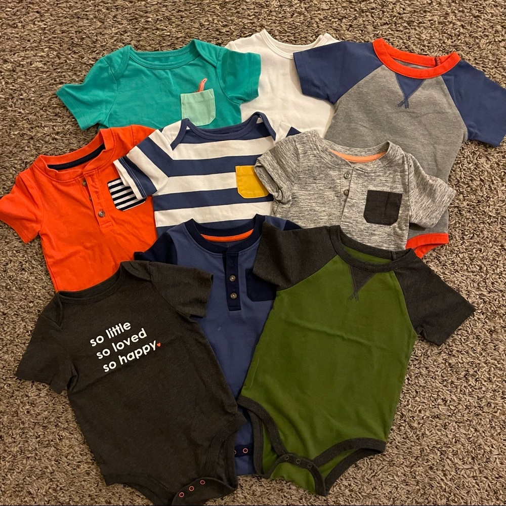 39 piece baby boy clothing bundle. Size 9-12 months